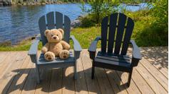 Armonía Adirondack barnestol HDPE grå