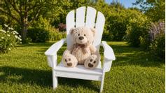 Armonía Adirondack barnestol HDPE hvit