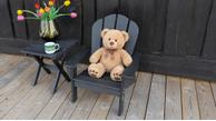 Armonía Adirondack barnestol HDPE svart (832-TEA08-black)