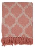 Chic Antique Bomullspledd raspberry overskuddsgarn 130x150 (529-16121107)