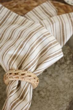 Chic Antique Serviettring jute natur-flettet Ø5,5