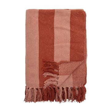Bloomingville Bomullspledd Frello varmrød 130x160 (152-82062679)