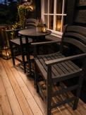 Armonía Møbelsett bord+stoler HDPE svart (1500046593S9845)