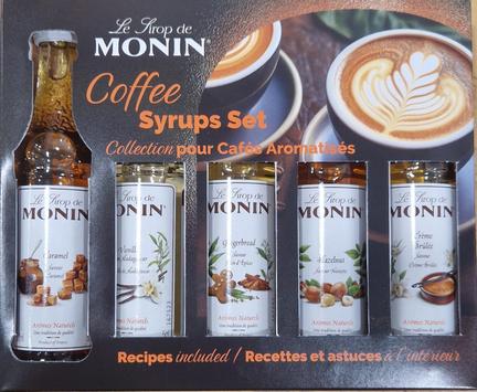 Monin Gavesett Kaffesirup 5x5cl
