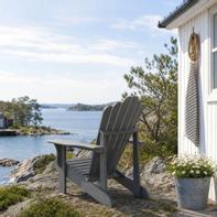Armonía Adirondack stol HDPE grå