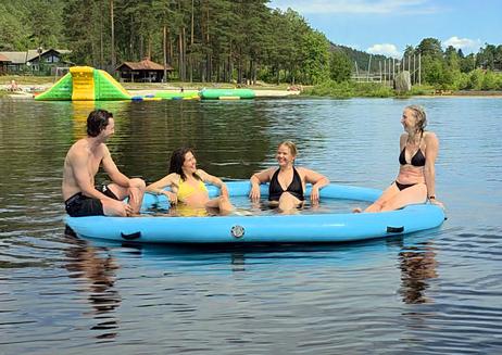 Ontario Premium flytende water-lounge Ø3m SUP-kvalitet (ONT-FLOAT-305)