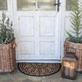 Chic Antique Dørmatte Halvrund mønstret 45x75 (529-16126000)
