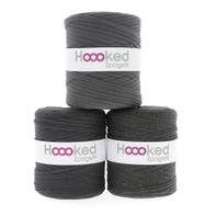 Hooked Zpagetti T-skjortegarn antrasittoner 700g