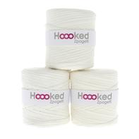 Hooked Zpagetti T-skjortegarn offwhitetoner 700g