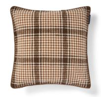 Lexington Putetrekk Checked Fudge 50x50