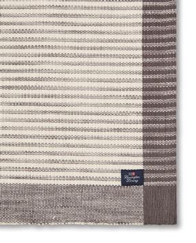 Lexington Bordbrikke Striped økologisk-bomull mørkegrå 40x50 (588-12633007)