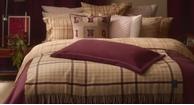 Lexington Ullpledd Checked beige/fig 130x170 (588-12634002)