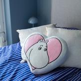 Mummi Pute med fyll Mummitrollet-Hjerte (708-MOOMIN77A)