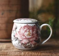 Trend Design Tekopp med sil peon-rosa