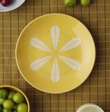 Lucie Kaas Tallerken Lotus 21cm Gul (595-ACS11YE01)