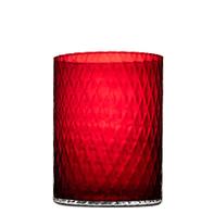 Halvor Bakke Harlekin Lykt/Vase 24cm Ruby