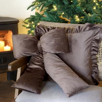 Chic Antique Pute Sløyfe Mocca 50x40