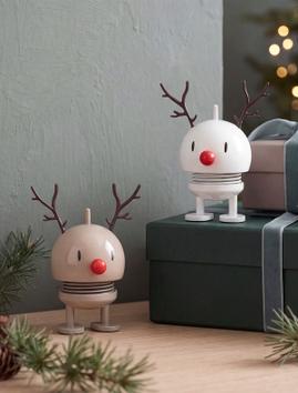 Hoptimist Bumble Reinsdyrsett latte+hvit H6,9