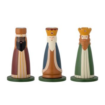 Bloomingville Betiel Lysestake De-tre-vise-menn 3stk bøk (152-82058328)