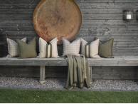 Halvor Bakke Vivero Putetrekk ullblanding beige-grønn_50x50 (479-120343)