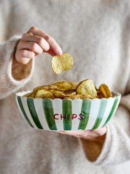 Bloomingville Skål Chips Grønn Ø24