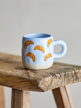 Bloomingville Espressokopp Millie Blå-croissant (152-82063462)