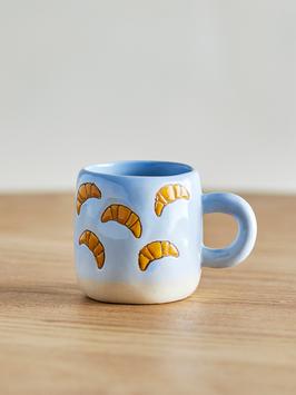 Bloomingville Espressokopp Millie Blå-croissant (152-82063462)