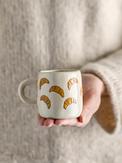 Bloomingville Espressokopp Millie Hvit-croissant (152-82066685)