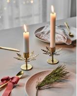 House Doctor Lysestake Snowflake Gull 2stk
