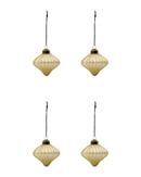 House Doctor Ornament Rombe Champagne 4stk (151-900002031)