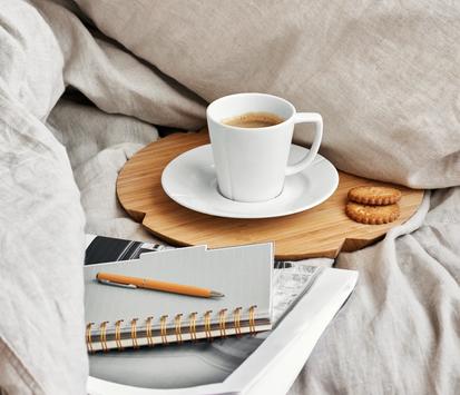 Rosendahl Grand Cru Kaffekopp med skål 26cl Hvit