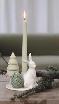 Dottir Lysestake Winter-Stories Curious Hare (749-91450)