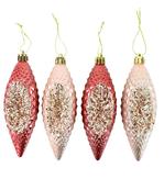 Hoff Julekule Rose 4stk (843-2685)