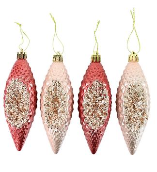 Hoff Julekule Rose 4stk (843-2685)