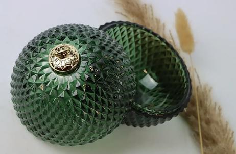 Hoff Krukke Julekule Grønn 11cm (843-6673)