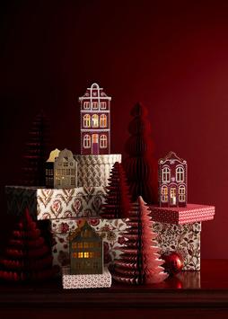 Bungalow Lyshus Gingerbread Scarlet H18 (834-MECA18GI553)