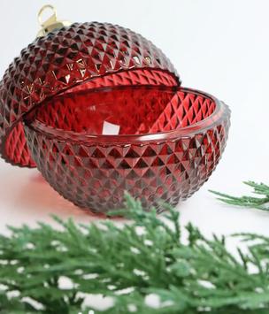 Hoff Krukke Julekule Rød 11cm (843-6674)