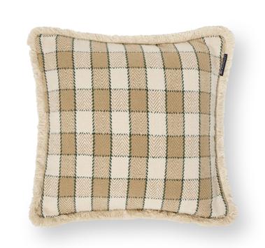 Lexington Putetrekk Checked Beige 50x50