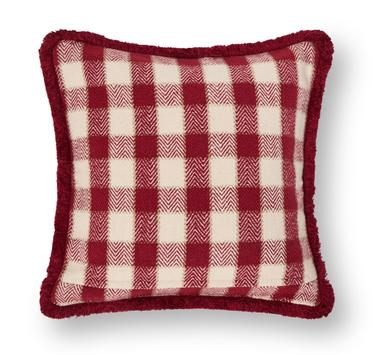 Lexington Putetrekk Checked Rød 50x50 (588-12644109-red)