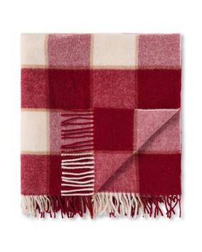 Lexington Ullpledd Checked Rød 130x170 (588-12644001)