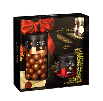 Lakrids by Bülow Winter Gaveeske Caramel&Raspberry 385g