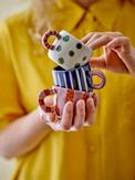 Bloomingville Espressokopp Nini Rød-stripet (152-82062720)