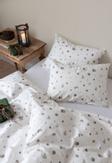 Borås Cotton Nostalgia Sengesett Flanell Natur (479-121795,121797,121799)