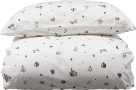 Borås Cotton Nostalgia Sengesett Flanell Natur (479-121795,121797,121799)
