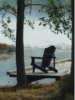 Armonía Adirondack stol HDPE svart