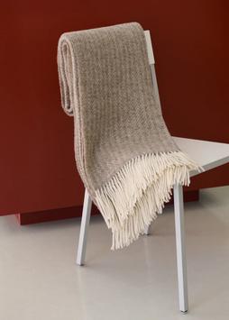 Elvang  Ullpledd Hope-Ukraine Beige 130x200