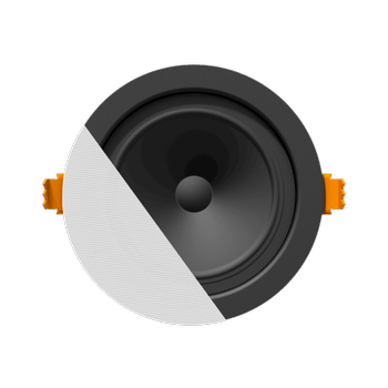 Audac SpringFit™ 2,5" ceiling speaker - Black version - 8Ω and 100V (CENA306/B)