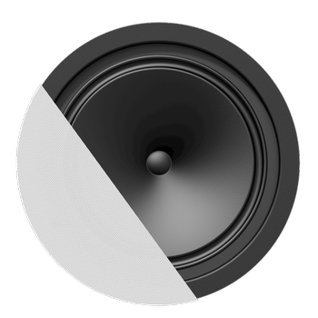 Audac SpringFit™ 8" ceiling speaker - White version - 8Ω and 100V (CENA812/W)