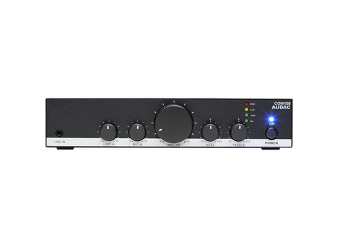 Audac Public Address Amplifier 80W 100V (COM108)