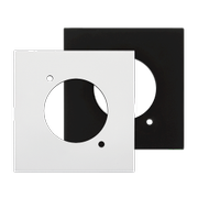 Audac Connection plate D-size 45 x 45 mm - Black version